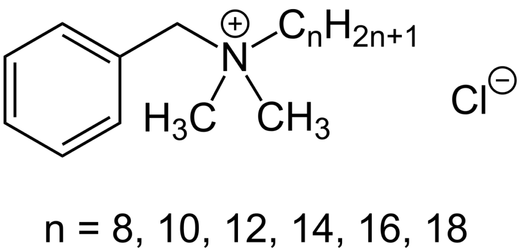 benzalkonium chloride cold sores