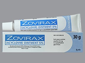 acyclovir for cold sores